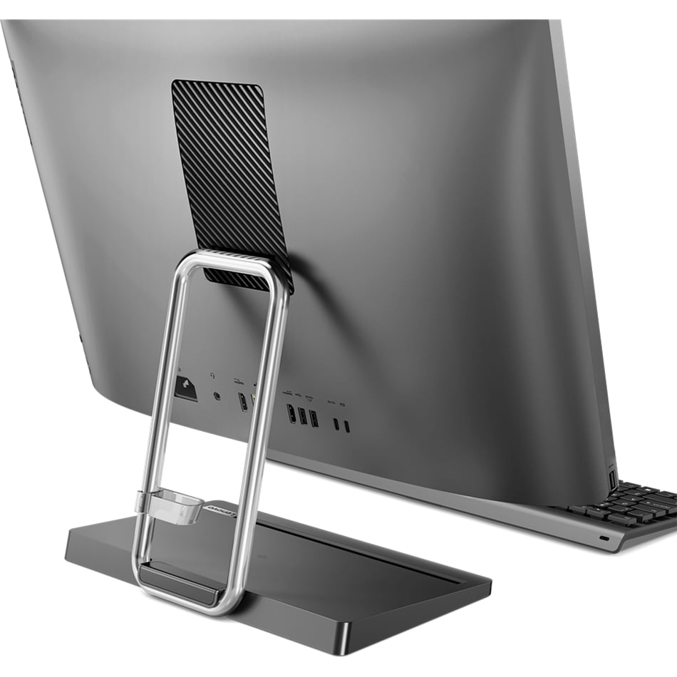 Sistem All in One LENOVO IdeaCentre AIO 5 24IAH7, Intel Core i5-13500H pana la 4.7GHz, 23.8" QHD, 16GB, SSD 1TB, Intel Iris Xe, Free Dos, gri