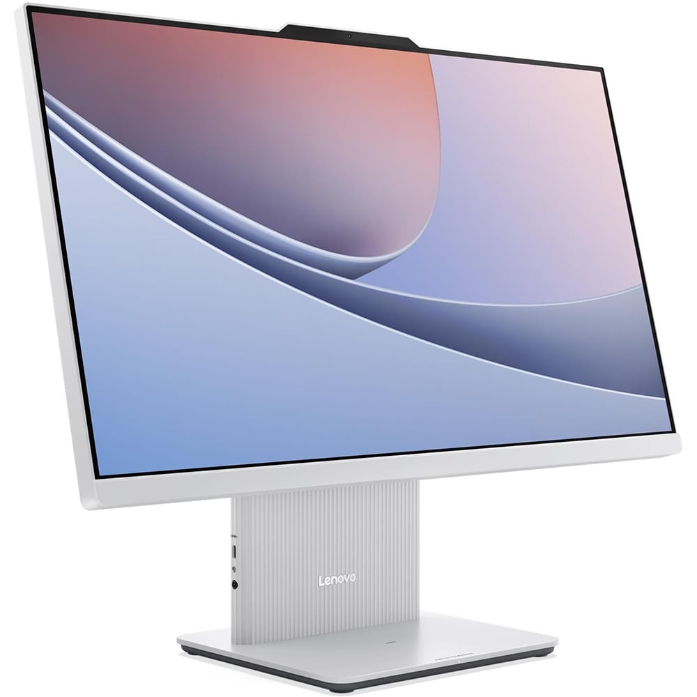 Sistem All in One LENOVO IdeaCentre AIO 24ILL11, Intel Core Ultra 5 226V pana la 4.5 GHz, 23.8" Full HD, 16GB, SSD 512GB, Intel Arc 130V, Free DOS, Cloud Grey