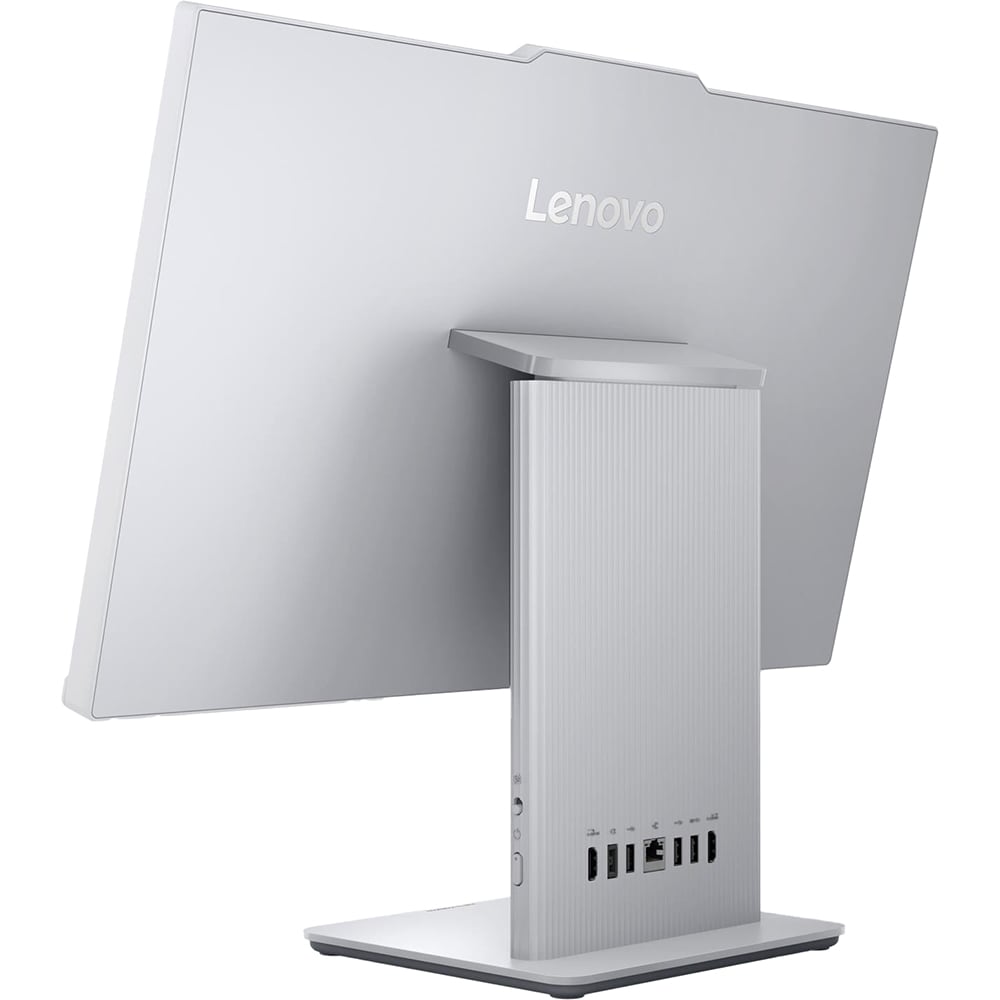 Sistem All in One LENOVO IdeaCentre AIO 24ILL11, Intel Core Ultra 5 226V pana la 4.5 GHz, 23.8" Full HD, 16GB, SSD 512GB, Intel Arc 130V, Free DOS, Cloud Grey