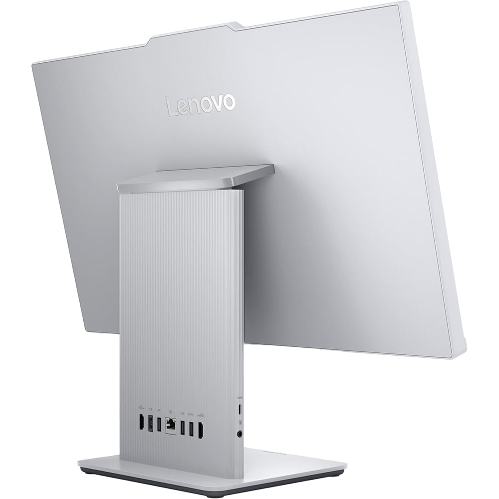 Sistem All in One LENOVO IdeaCentre AIO 24ILL11, Intel Core Ultra 5 226V pana la 4.5 GHz, 23.8" Full HD, 16GB, SSD 512GB, Intel Arc 130V, Free DOS, Cloud Grey