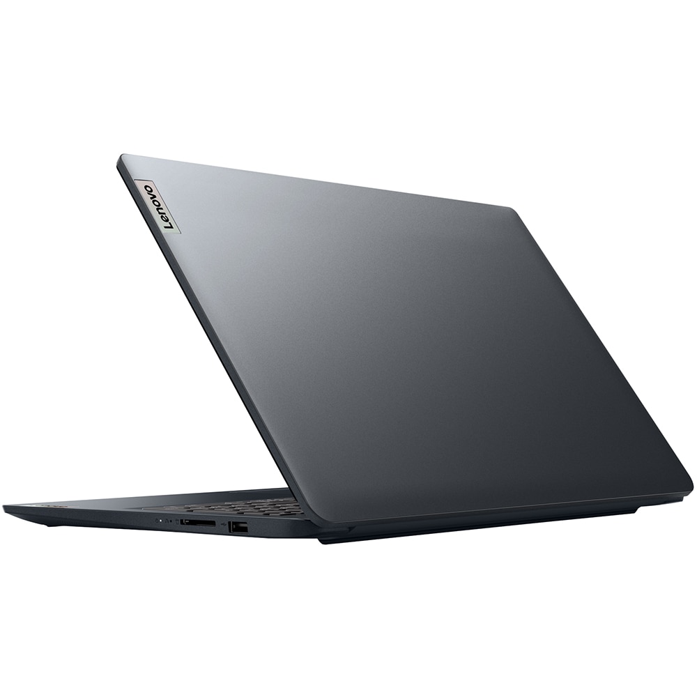 Laptop LENOVO IdeaPad 1 15IGL7, Intel Celeron N4120 pana la 2.6GHz, 15.6" HD, 4GB, eMMC 128GB, Intel UHD Graphics, Windows 11 Home S, albastru