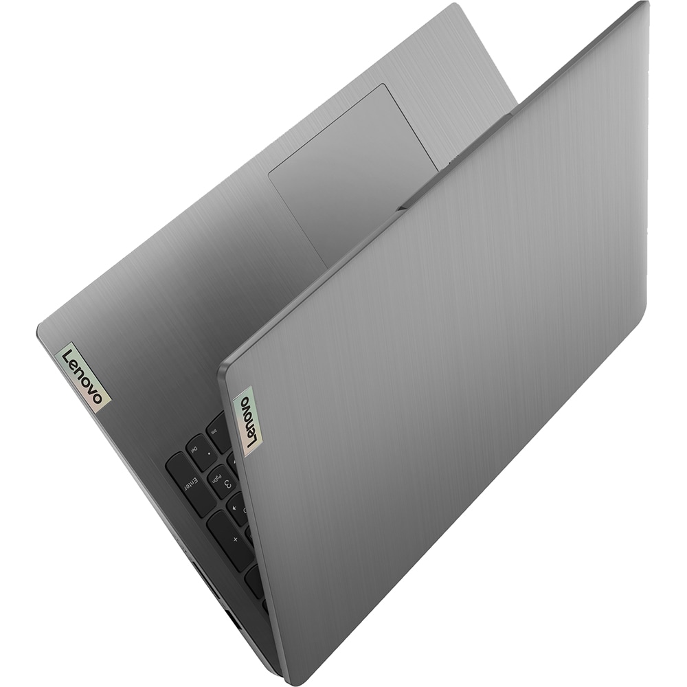 Laptop LENOVO IdeaPad 1 15IGL7, Intel Pentium Silver N5030 pana la 3.1GHz, 15.6" HD, 8GB, SSD 256GB, Intel UHD Graphics, Free DOS, gri