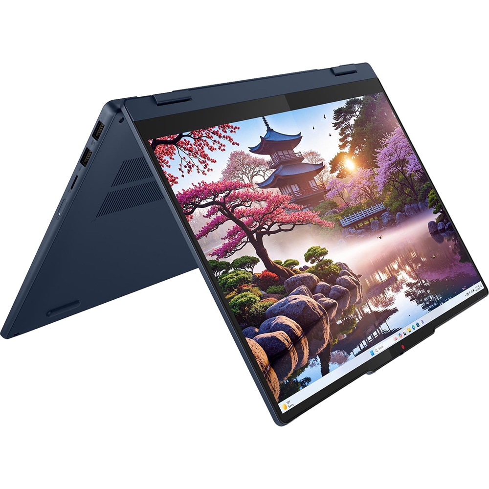 Laptop 2 in 1 LENOVO IdeaPad 5 14AKP10, AMD Ryzen AI 5 330 pana la 5GHz, 14" WUXGA, 8GB, 512GB, AMD Radeon 820M Graphics, Windows 11 Home, Cosmic Blue