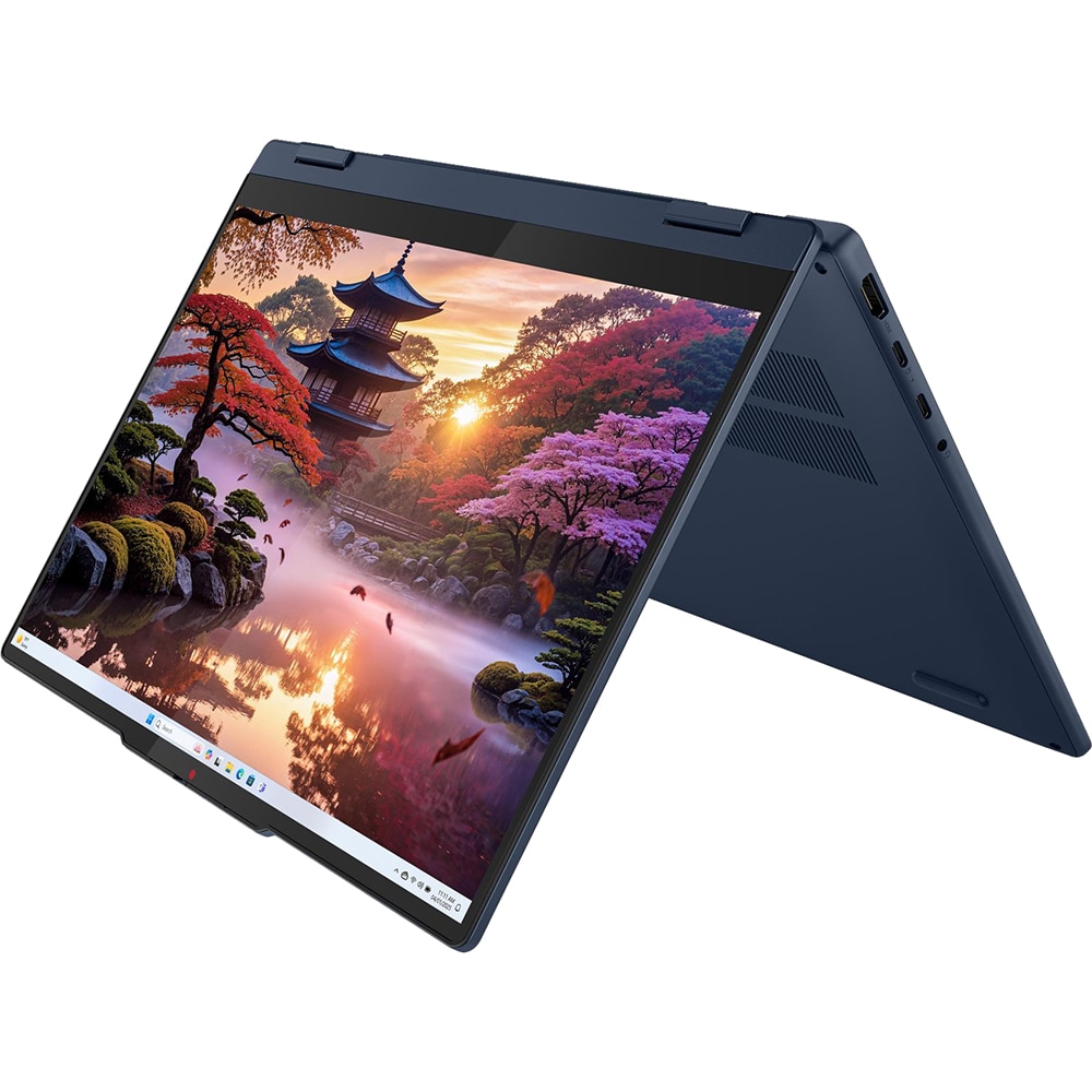 Laptop 2 in 1 LENOVO IdeaPad 5 14AKP10, AMD Ryzen AI 5 330 pana la 5GHz, 14" WUXGA, 8GB, 512GB, AMD Radeon 820M Graphics, Windows 11 Home, Cosmic Blue