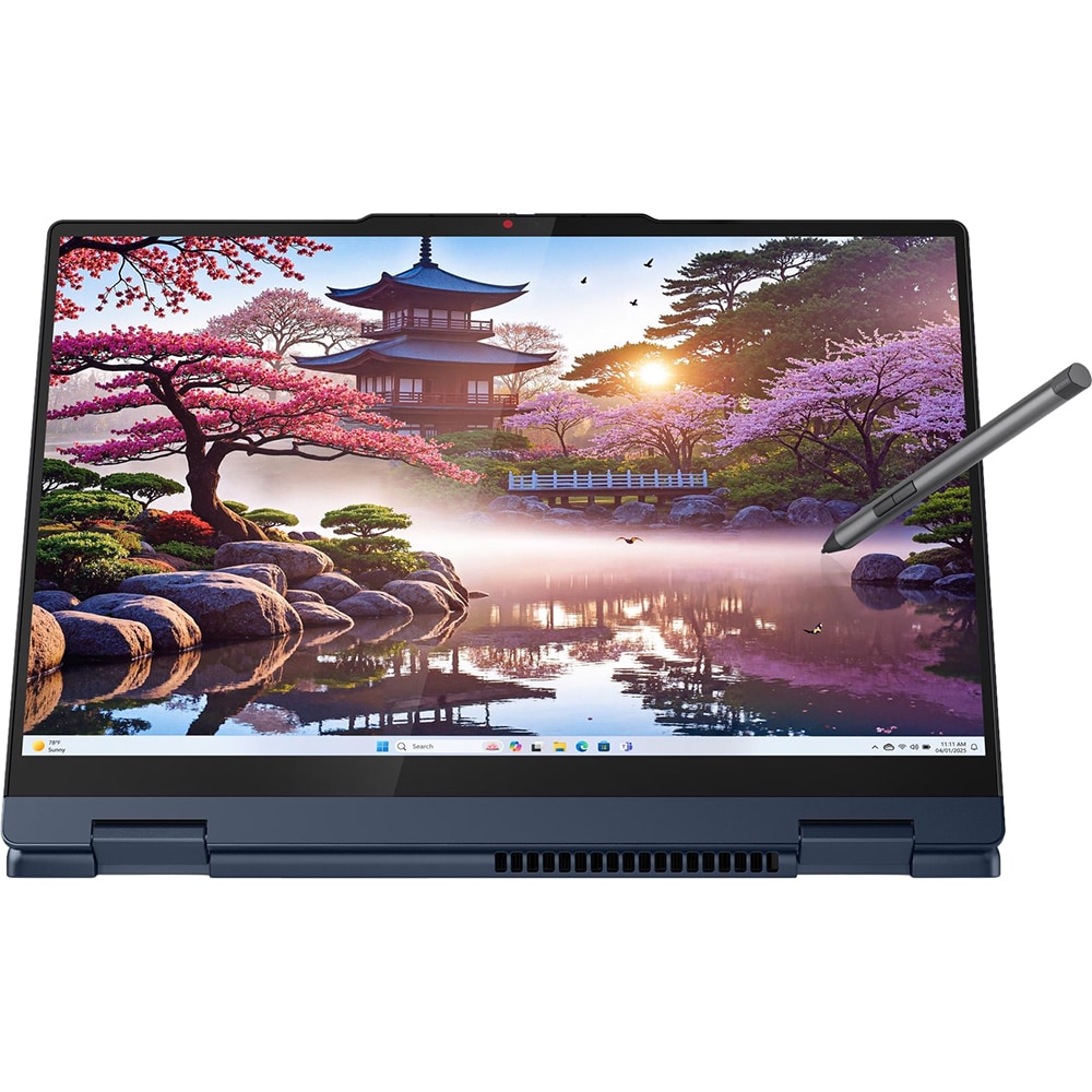 Laptop 2 in 1 LENOVO IdeaPad 5 14AKP10, AMD Ryzen AI 5 330 pana la 5GHz, 14" WUXGA, 8GB, 512GB, AMD Radeon 820M Graphics, Windows 11 Home, Cosmic Blue