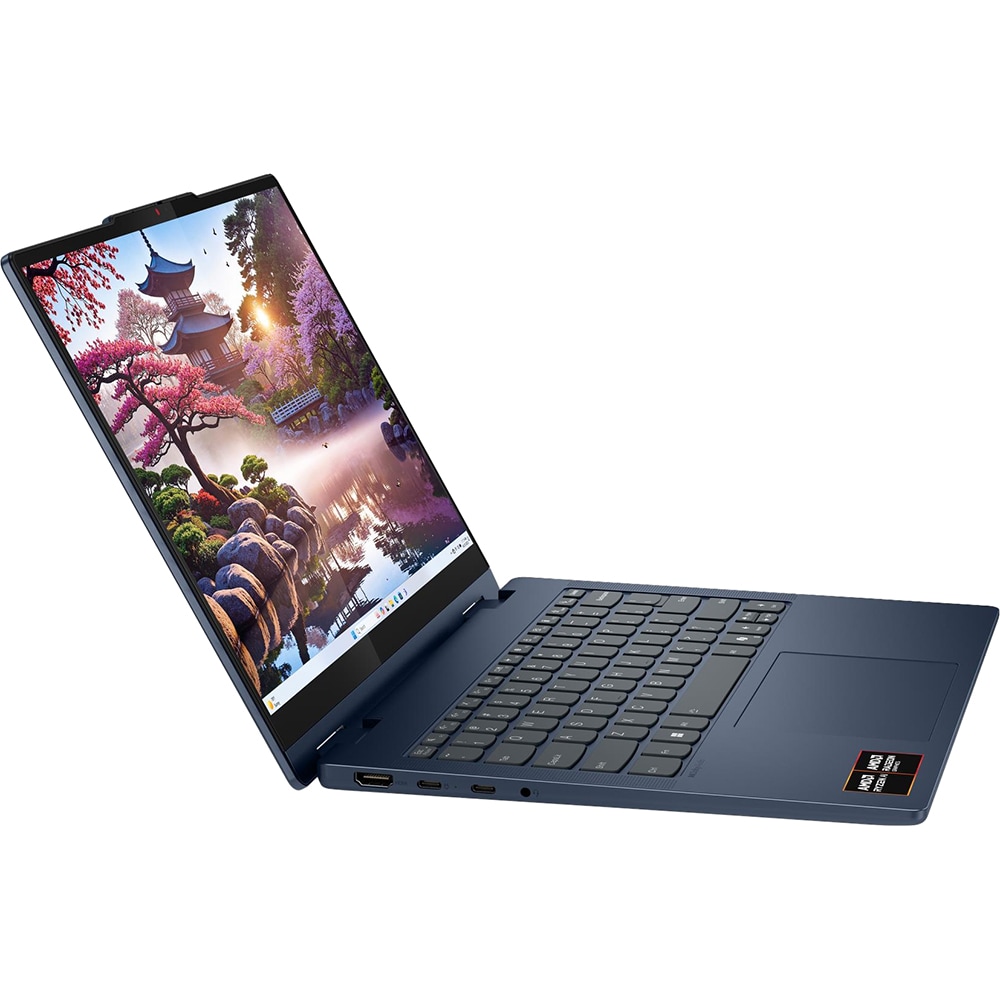 Laptop 2 in 1 LENOVO IdeaPad 5 14AKP10, AMD Ryzen AI 5 330 pana la 5GHz, 14" WUXGA, 8GB, 512GB, AMD Radeon 820M Graphics, Windows 11 Home, Cosmic Blue