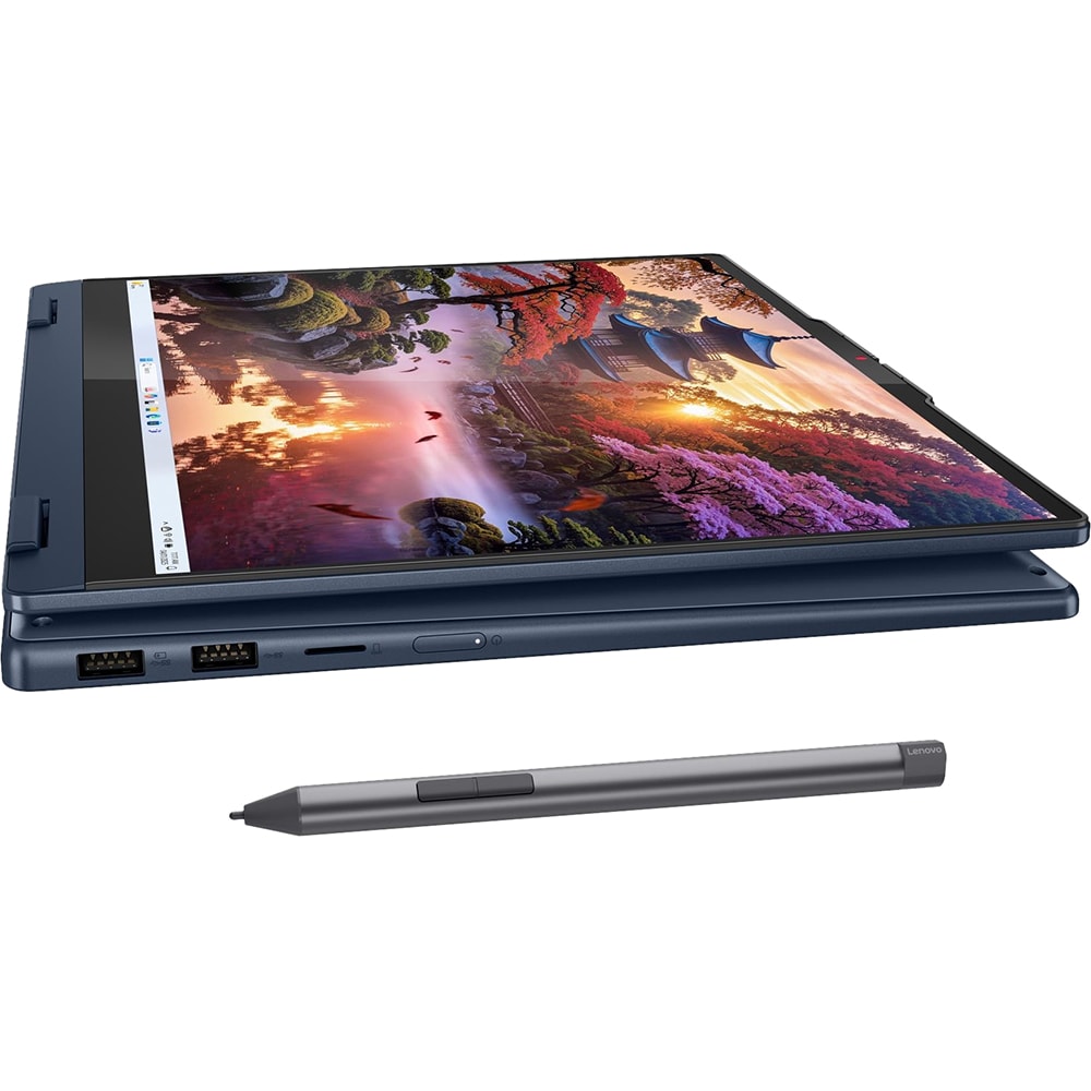 Laptop 2 in 1 LENOVO IdeaPad 5 14AKP10, AMD Ryzen AI 5 330 pana la 5GHz, 14" WUXGA, 8GB, 512GB, AMD Radeon 820M Graphics, Windows 11 Home, Cosmic Blue