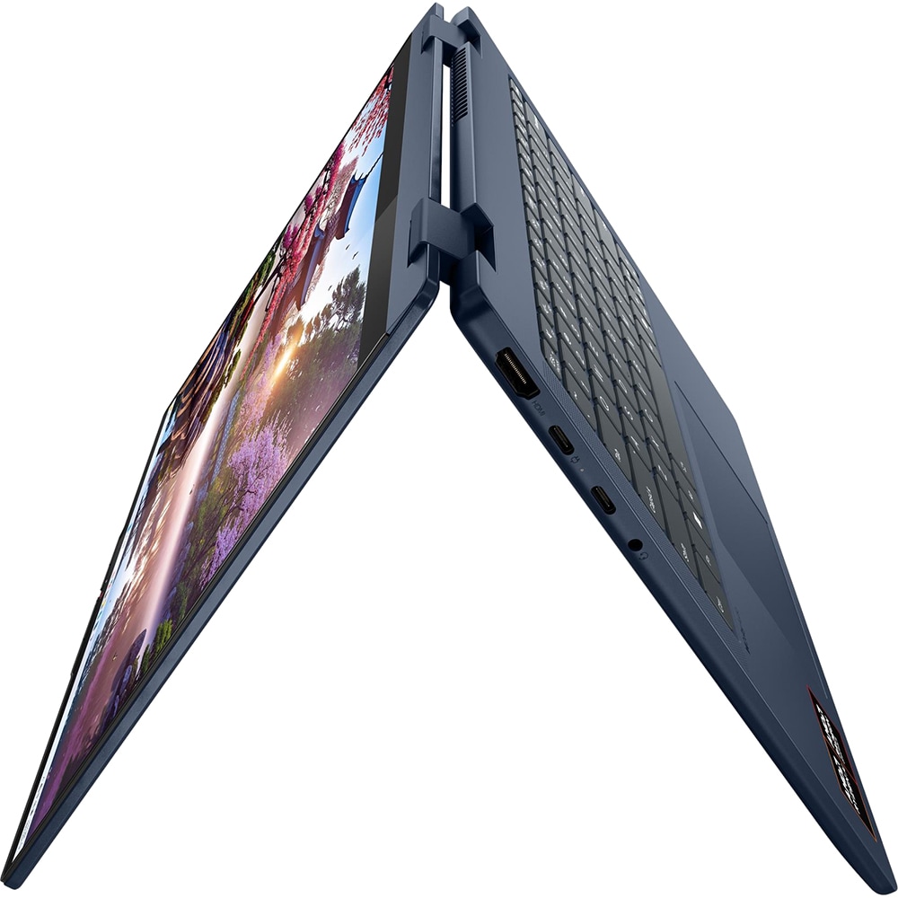 Laptop 2 in 1 LENOVO IdeaPad 5 14AKP10, AMD Ryzen AI 5 330 pana la 5GHz, 14" WUXGA, 8GB, 512GB, AMD Radeon 820M Graphics, Windows 11 Home, Cosmic Blue