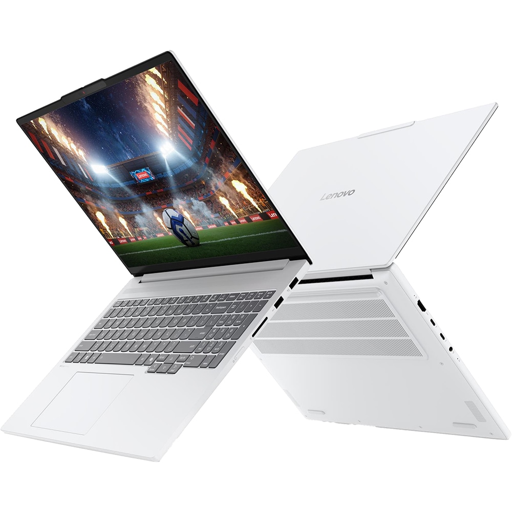 Laptop LENOVO IdeaPad Pro 5 16IPH11, Intel Core Ultra X9 388H pana la 5.1GHz, 16" 2.8K, 32GB, 1TB, Intel Arc B390, Free DOS, Glacier White