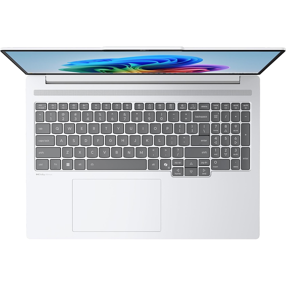 Laptop LENOVO IdeaPad Pro 5 16IPH11, Intel Core Ultra X9 388H pana la 5.1GHz, 16" 2.8K, 32GB, 1TB, Intel Arc B390, Free DOS, Glacier White