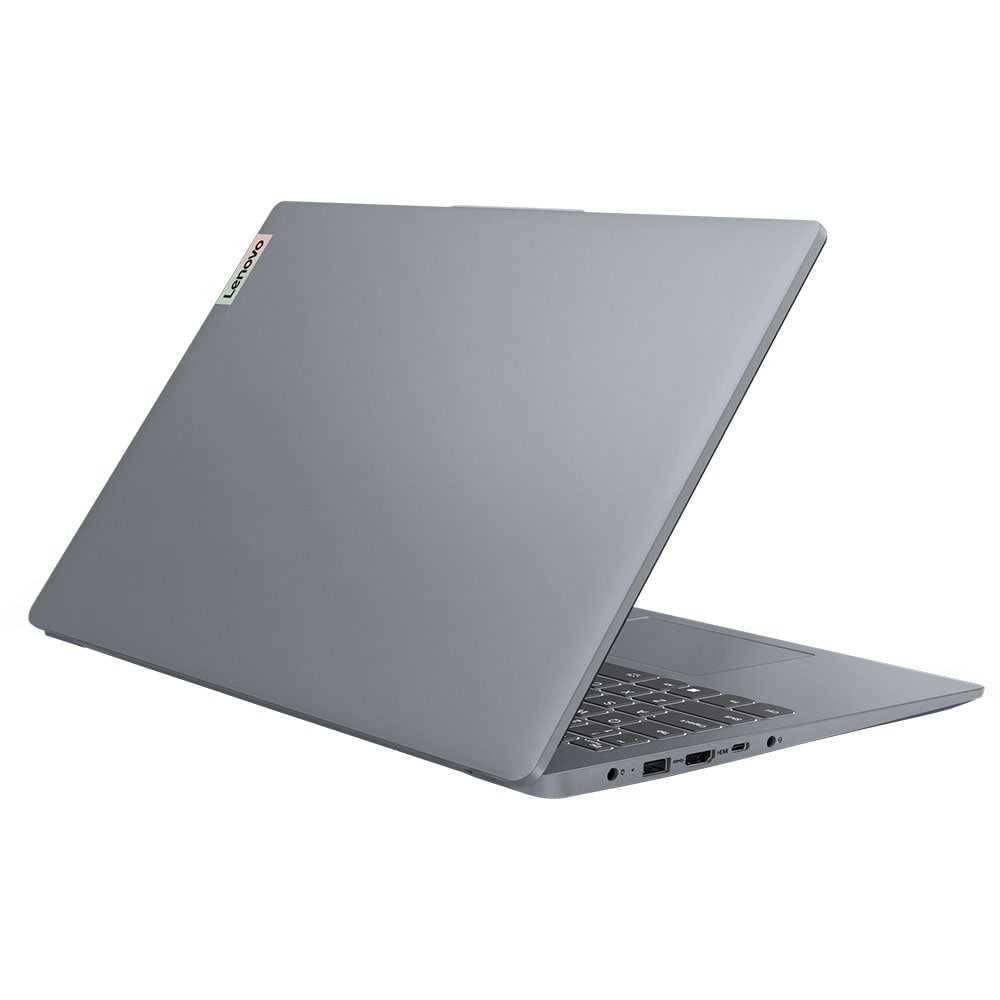 Laptop LENOVO IdeaPad Slim 3 15ABR8, AMD Athlon 7120U pana la 3.5GHz, 15.6" Full HD, 4GB, 512GB, AMD Radeon 610M, FreeDOS, Arctic Grey