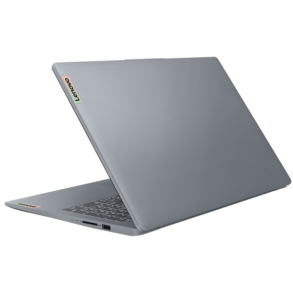 Laptop LENOVO IdeaPad Slim 3 15ABR8, AMD Athlon 7120U pana la 3.5GHz, 15.6" Full HD, 4GB, 512GB, AMD Radeon 610M, FreeDOS, Arctic Grey