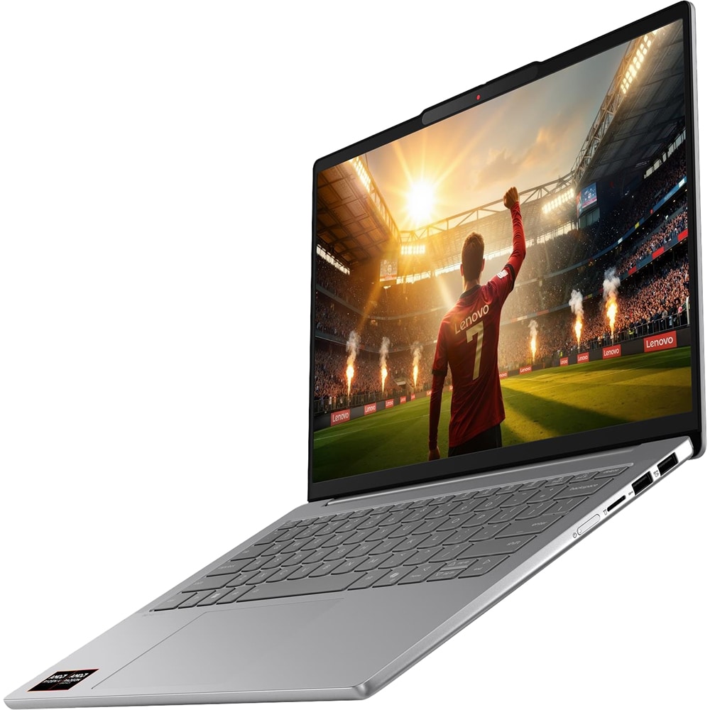 Laptop LENOVO IdeaPad Slim 5 14AGP11, AMD Ryzen AI 7 450 pana la 5.1GHz, 14" 2.8K  OLED, 32GB, SSD 1TB, AMD Radeon 860M Graphics, FreeDos, Luna Grey
