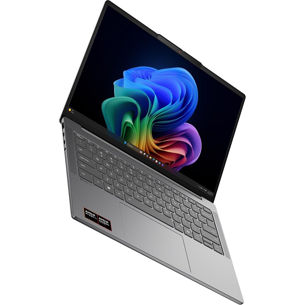 Laptop LENOVO IdeaPad Slim 5 14AGP11, AMD Ryzen AI 7 450 pana la 5.1GHz, 14" 2.8K  OLED, 32GB, SSD 1TB, AMD Radeon 860M Graphics, FreeDos, Luna Grey
