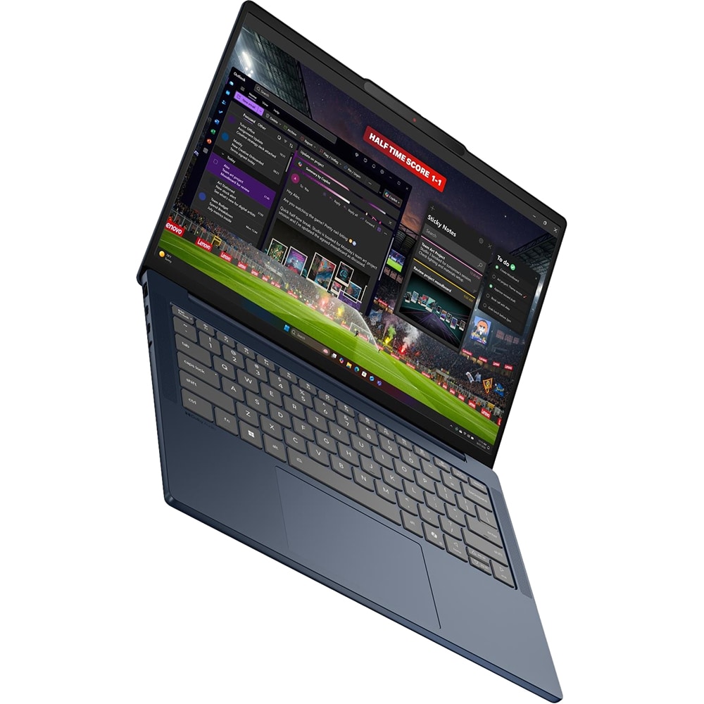 Laptop LENOVO IdeaPad Slim 5 14IPH11, Intel Core Ultra 7 355 pana la 4.7GHz, 14" WUXGA OLED, 32GB, SSD 1TB, Intel Graphics, FreeDos, Cosmic Blue