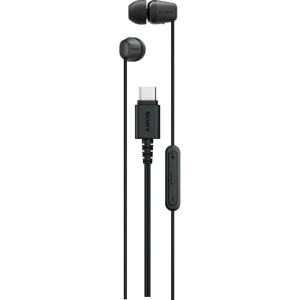 Casti SONY IER-EX15CB, Cu Fir, In-Ear, Microfon, USB-C, negru