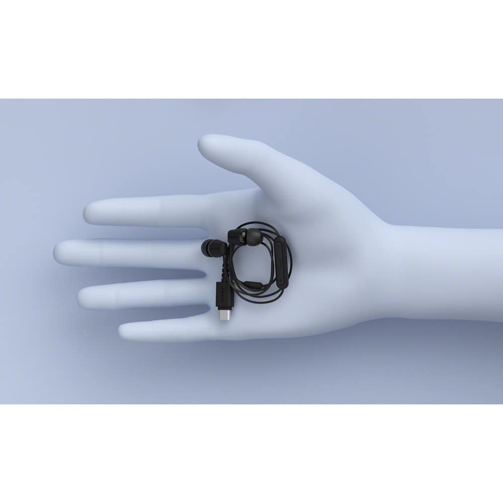 Casti SONY IER-EX15CW, Cu Fir, In-Ear, Microfon, USB-C, alb