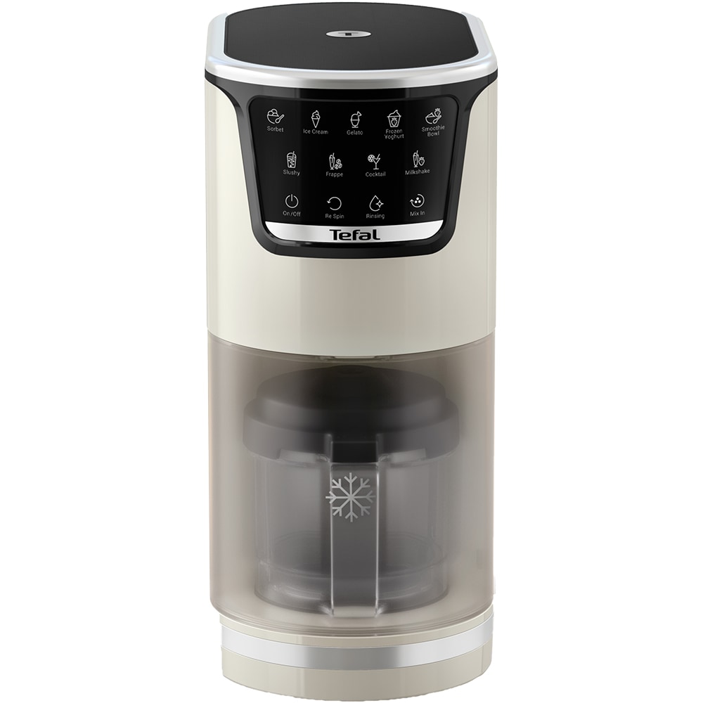 Aparat de facut inghetata TEFAL Dolci IG602AE0, 1.4l, 600W, crem-negru
