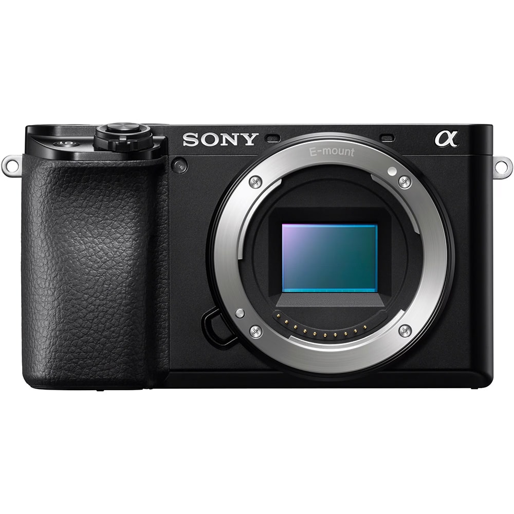 Aparat foto mirrorless SONY Alpha ILCE-6100AKB, 24.2MP, 4K, Wi-Fi, negru + Obiectiv SELP16502