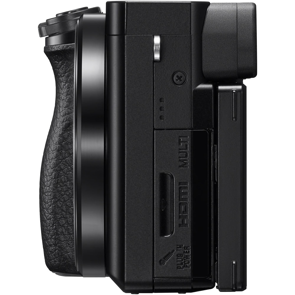 Aparat foto mirrorless SONY Alpha ILCE-6100AKB, 24.2MP, 4K, Wi-Fi, negru + Obiectiv SELP16502