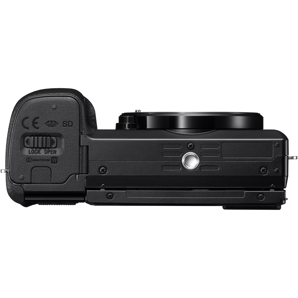 Aparat foto mirrorless SONY Alpha ILCE-6100AKB, 24.2MP, 4K, Wi-Fi, negru + Obiectiv SELP16502