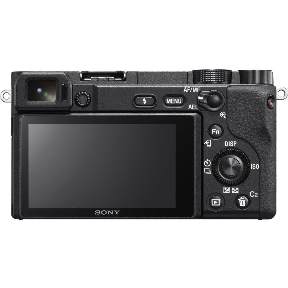 Aparat foto mirrorless SONY ILCE-6400AMB, 24.2MP, 4K, Wi-Fi, negru + Obiectiv SEL18135