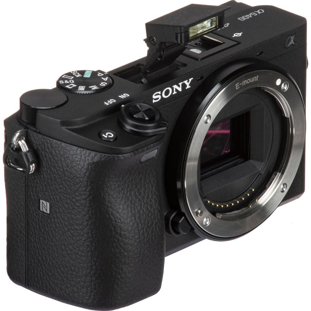 Aparat foto mirrorless SONY ILCE-6400AMB, 24.2MP, 4K, Wi-Fi, negru + Obiectiv SEL18135