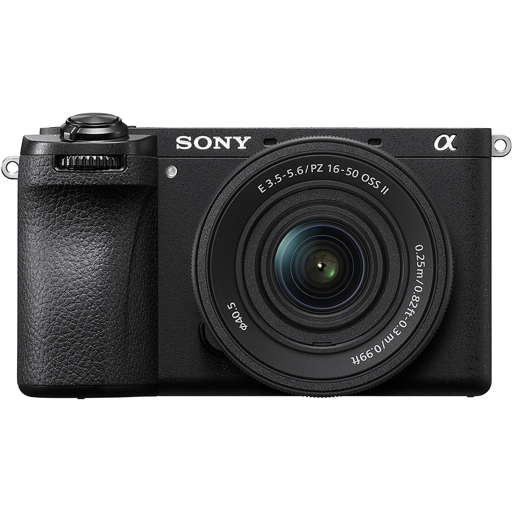 Aparat foto mirrorless SONY ILCE-6700, 26MP, 4K, Wi-Fi, negru + Kit cu obiectiv 16-50mm MK2