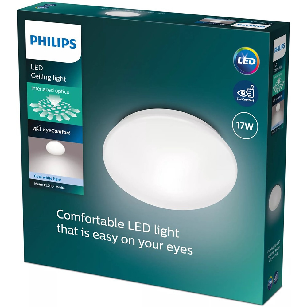 Plafoniera LED PHILIPS 8718699681159, 17W, 1700lm, alb