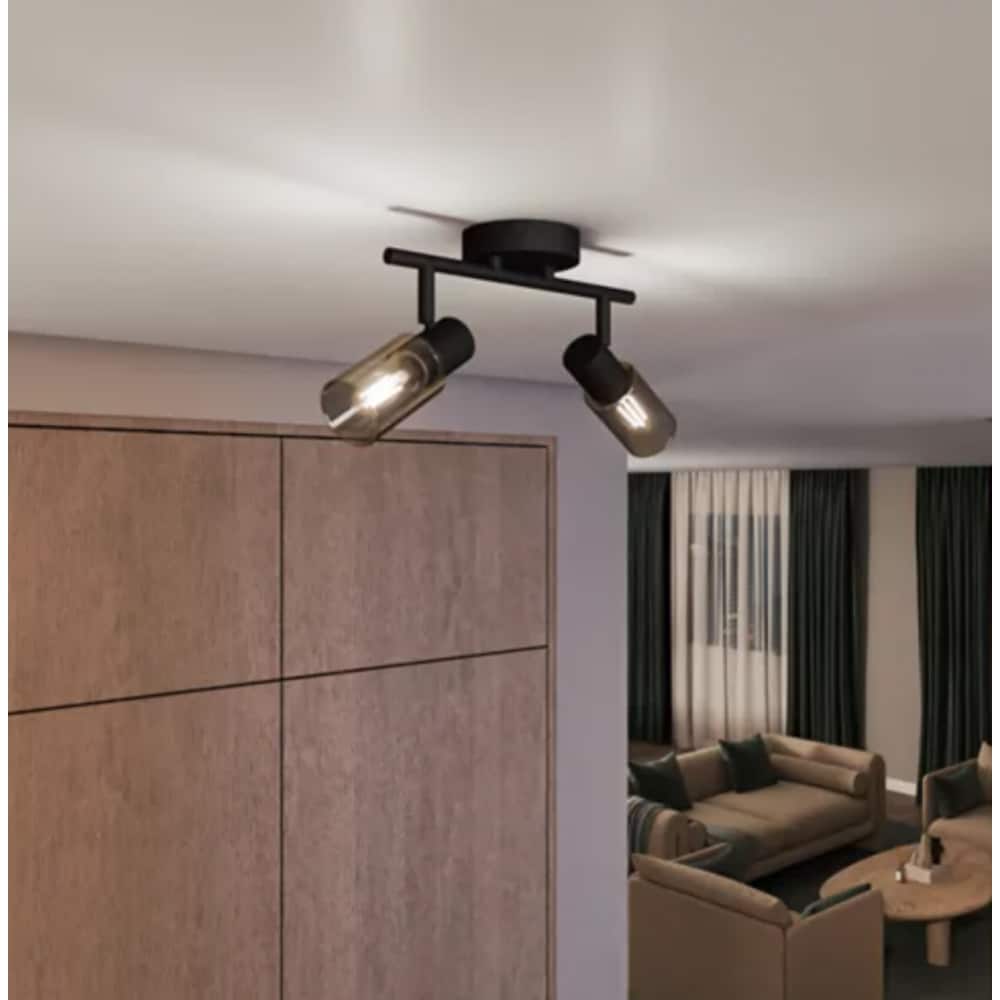 Spot LED PHILIPS 8720169299290, 2 x 25W, IP20, negru