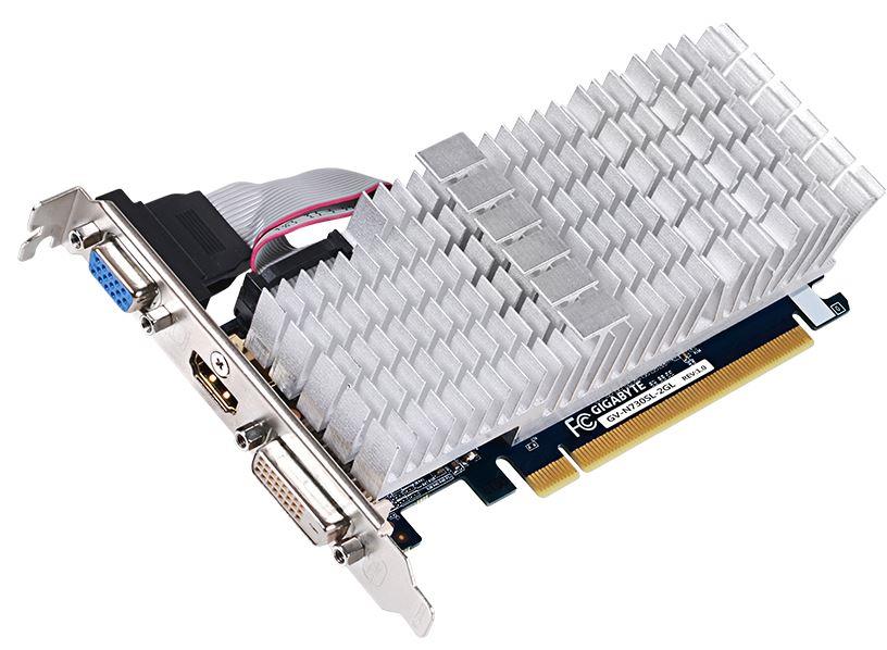 Gigabyte GeForce GT 730, 2GB DDR3 (64 Bit), HDMI, DVI, D-Sub, GV-N730SL-2GL
