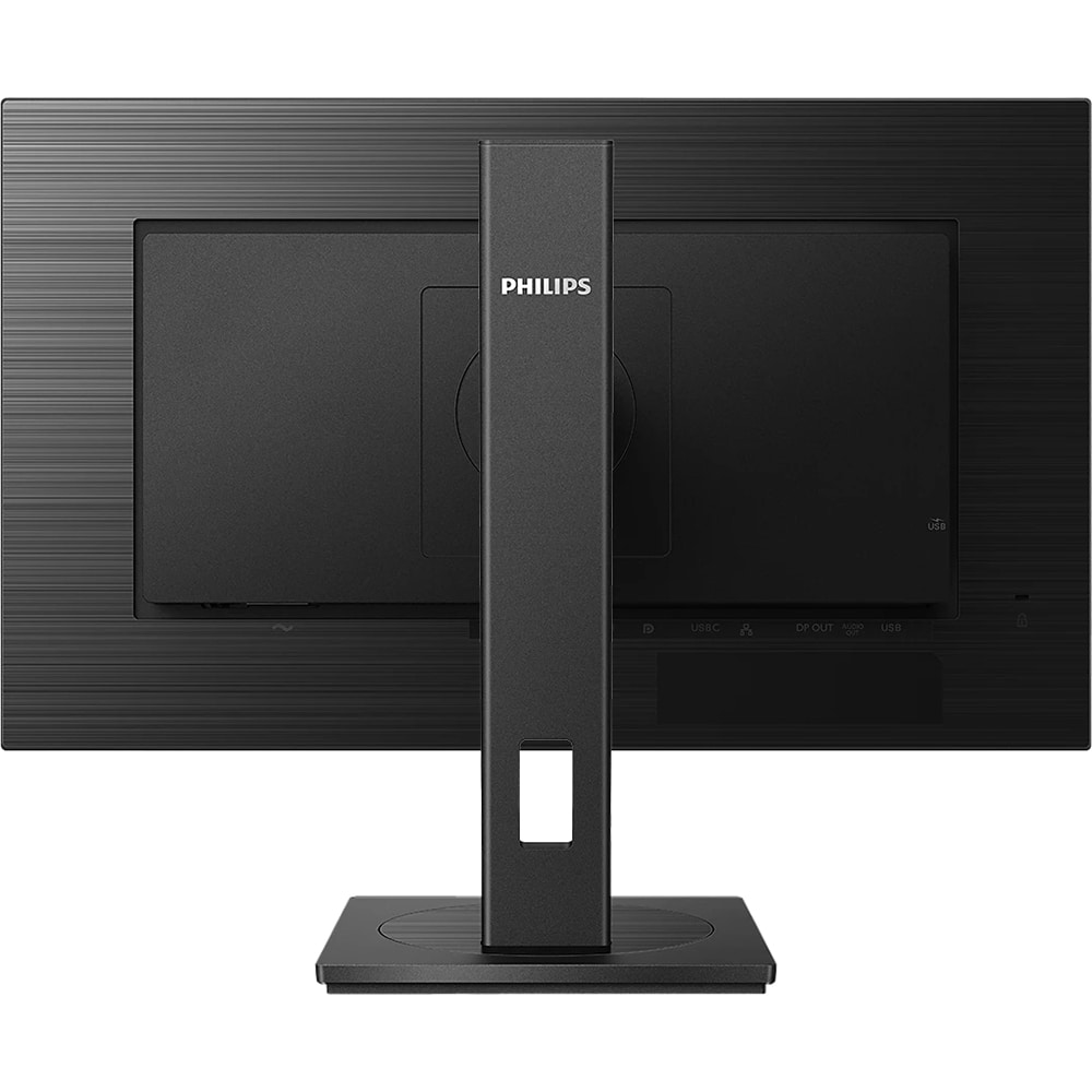 Monitor LCD IPS PHILIPS 243B1/00, 23.8", Full HD, 75Hz, boxe, pivot, negru