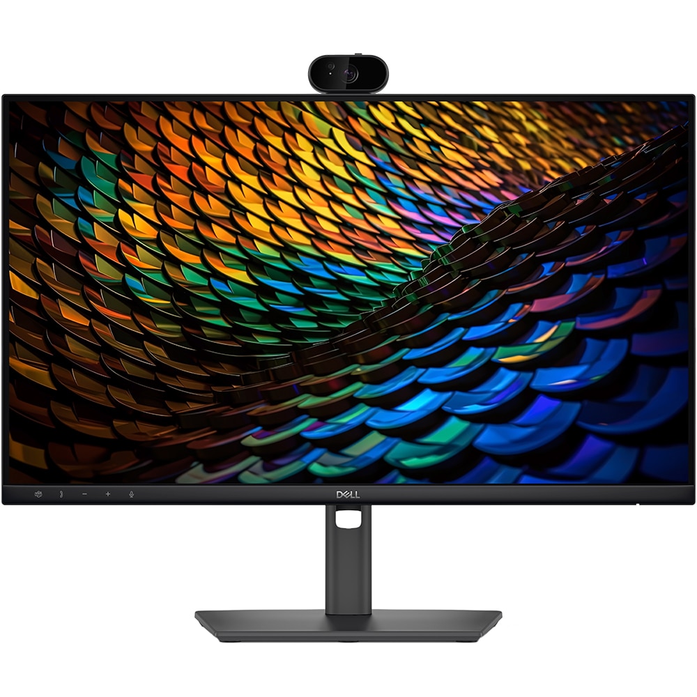 Monitor LED IPS DELL P2426HEB, 23.8", Full HD, 120Hz, webcam, boxe, pivot, negru