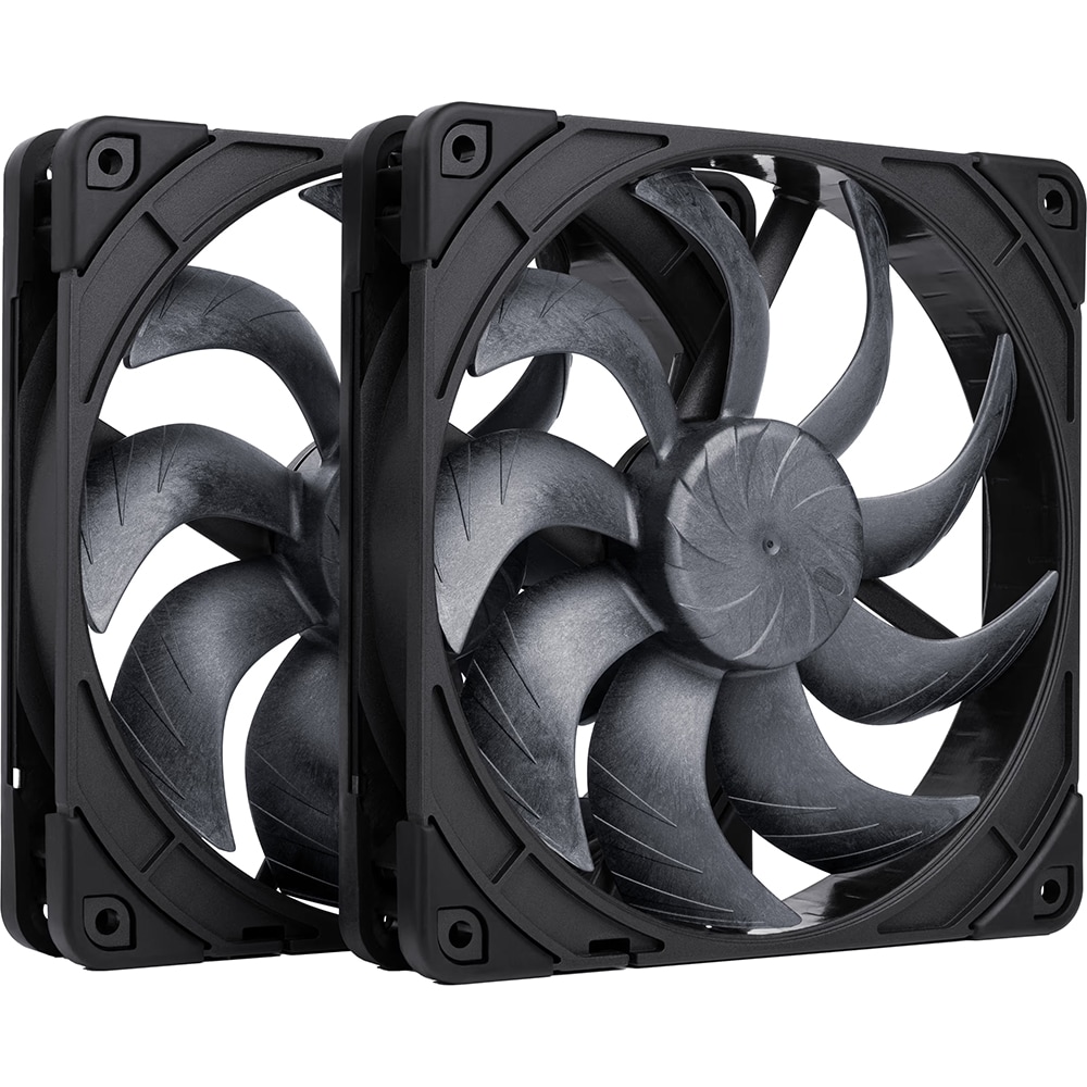 Ventilator NOCTUA NF-A14X15 G2 PWM SX2-PP chromax.black, 2x140 mm