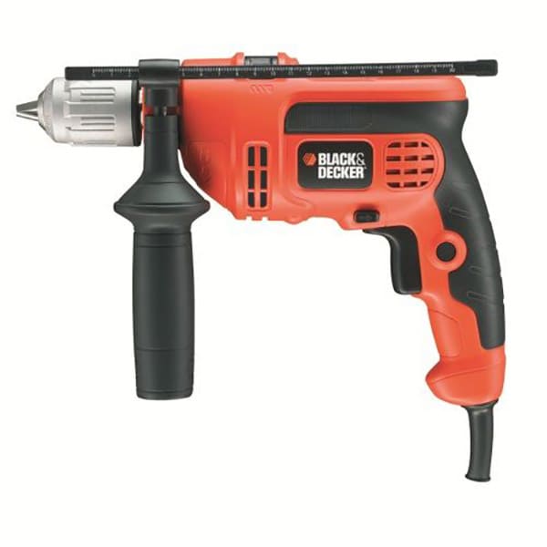 Masina de gaurit si insurubat (bormasina) BLACK&DECKER KR714CRES, 710W, 2800RPM, mandrina rapida 13mm, cutie plastic, percutie