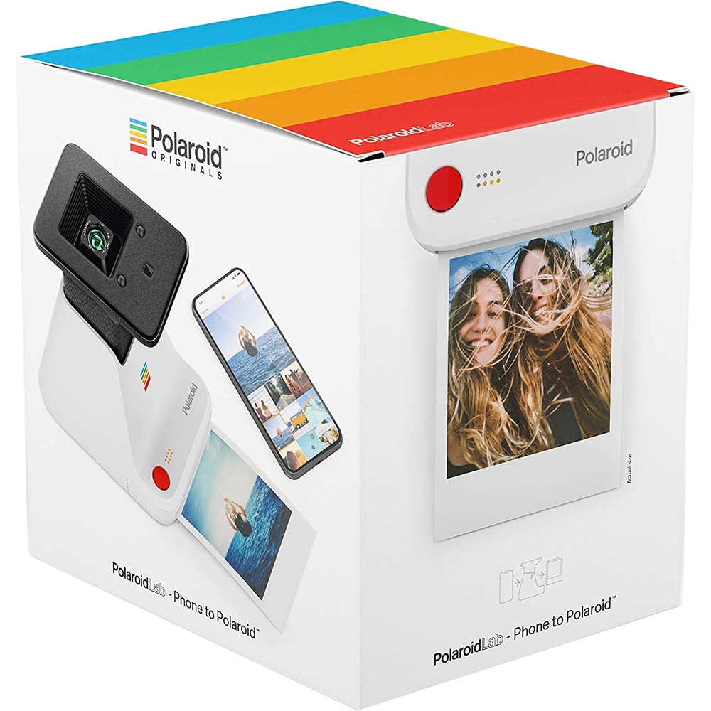 Imprimanta foto POLAROID Lab Originals, alb