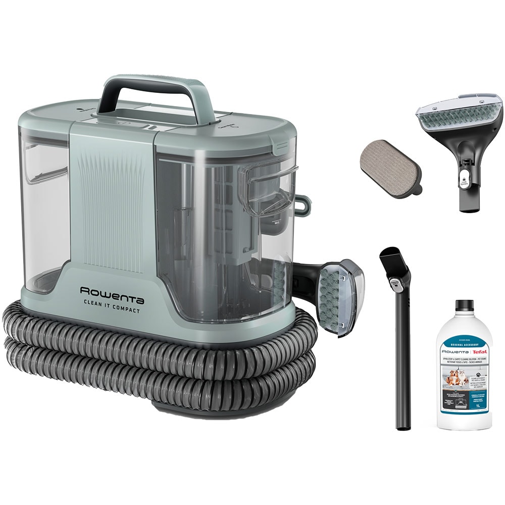 Aspirator cu spalare ROWENTA Clean It IN3020F0, 1.4l, 400W, verde-argintiu