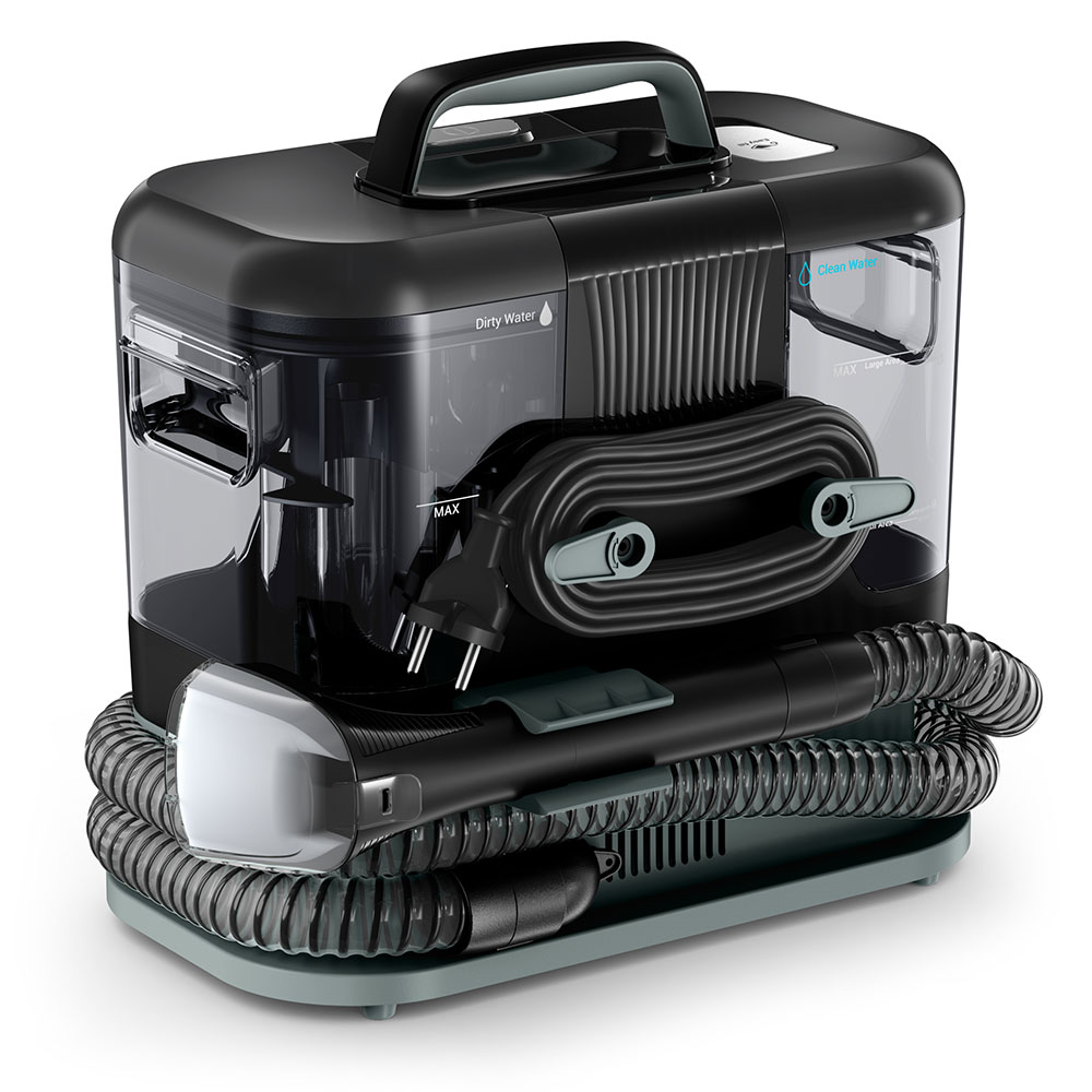 Aspirator cu spalare ROWENTA Clean IT IN5021F0, 1.5l, 750W, negru-verde