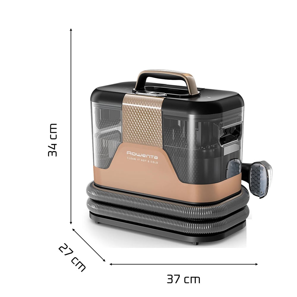 Aspirator cu spalare ROWENTA Clean It Hot&Cold IN7021F0, 1.5l, 1150W, maro-gri