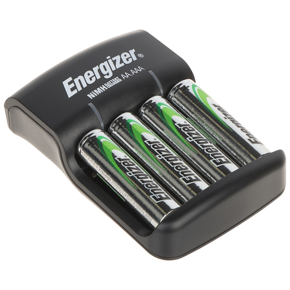 Incarcator ENERGIZER BP + 4 acumulatori, AA, 1300mAh, negru