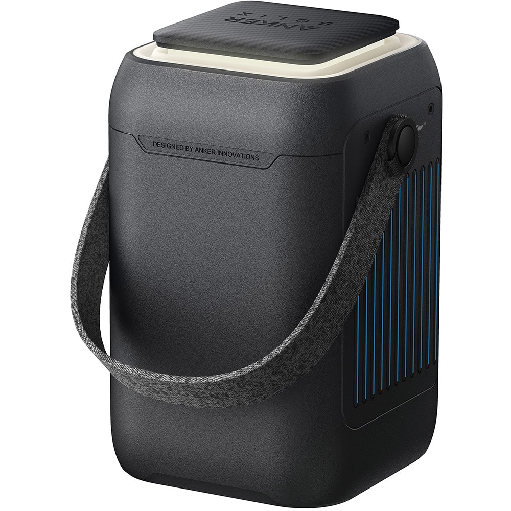 Statie de incarcare portabila ANKER Solix C300X DC, 300W, 288Wh, AC, USB-A, USB-C, MC4, XT60, negru