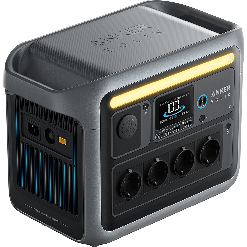 Statie de incarcare ANKER Solix C1000X, 1056Wh, 1800W, negru