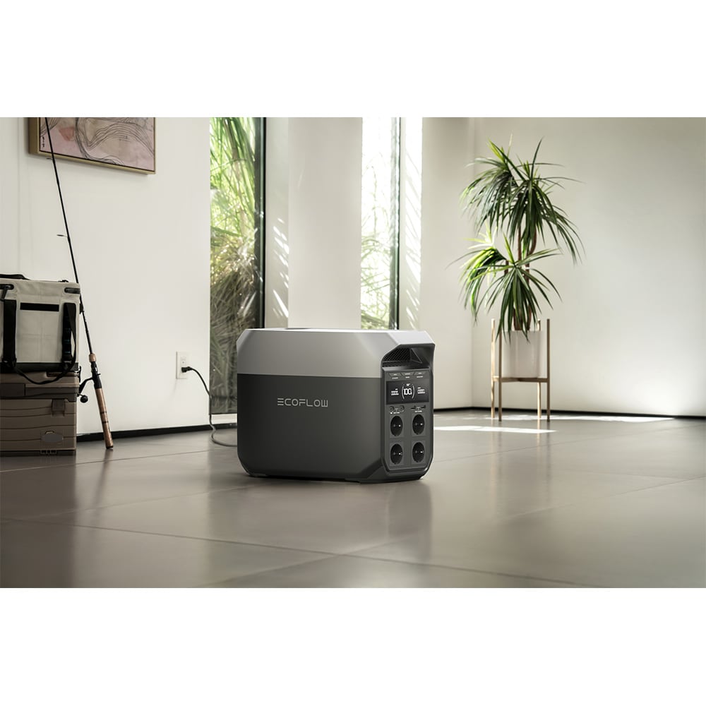 Statie de incarcare portabila ECOFLOW Delta 3, 600W, 1024Wh, AC, USB-A, USB-C, MC4, XT60, negru