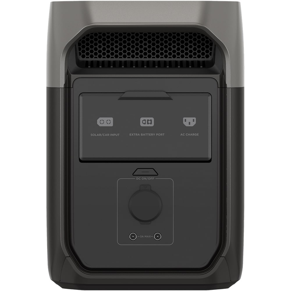 Statie de incarcare portabila ECOFLOW Delta 3, 600W, 1024Wh, AC, USB-A, USB-C, MC4, XT60, negru