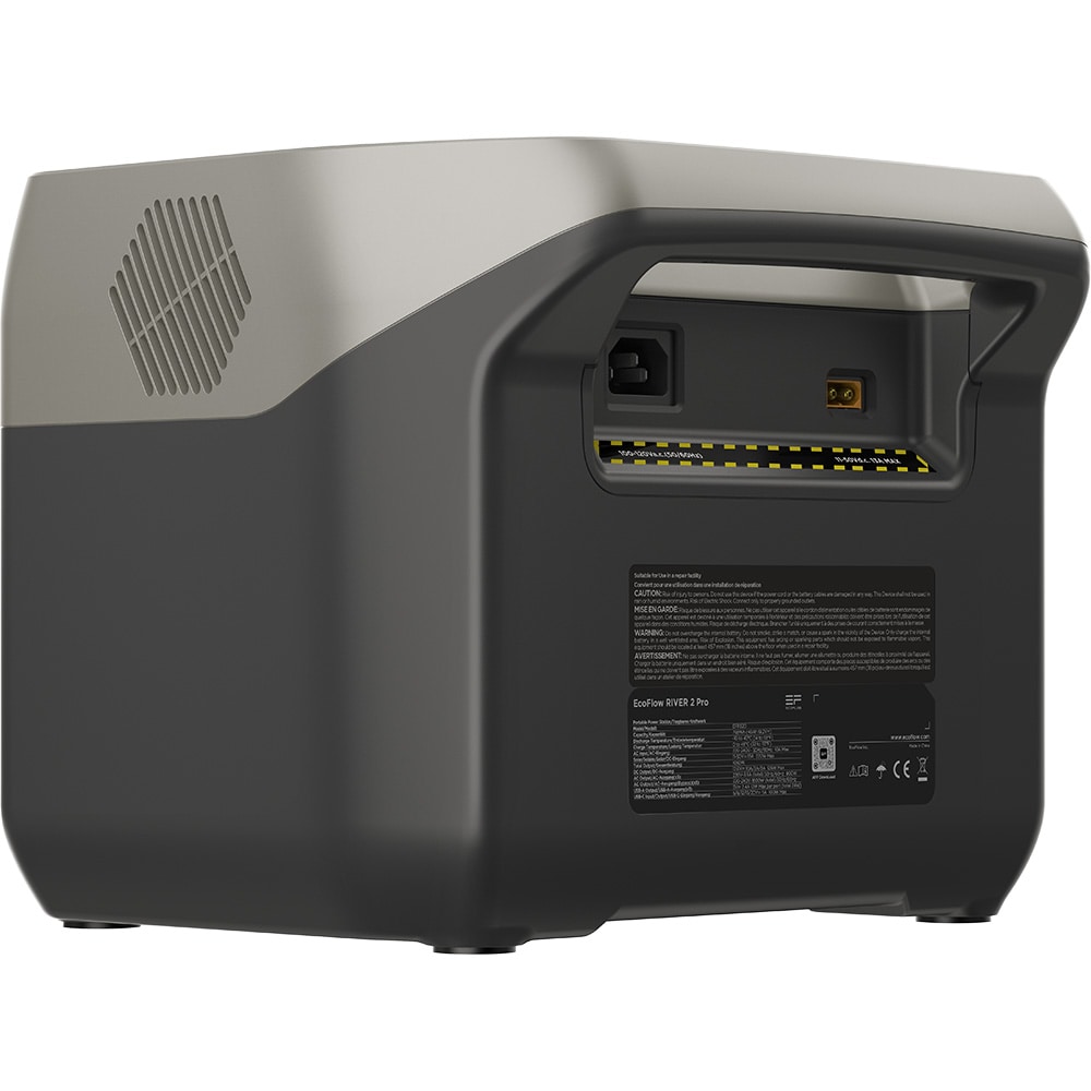 Statie Incarcare ECOFLOW River 2 Pro, 768Wh, 800W, USB A, USB C, Schuko, negru