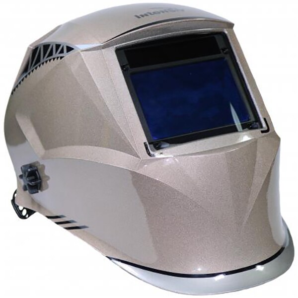 Masca de sudura cu cristale lichide INTENSIV CRONOS 9-13, 4 senzori, vizor 100x65mm, incarcare solara + baterie