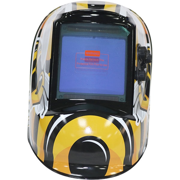 Masca de sudura cu cristale lichide INTENSIV BUMBLE-BEE, 4 senzori, vizor 100x93mm, incarcare solara + baterie