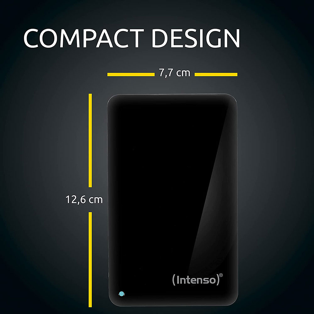Hard Disk extern INTENSO Memory Case 2.5, 2TB, USB 3.0, negru