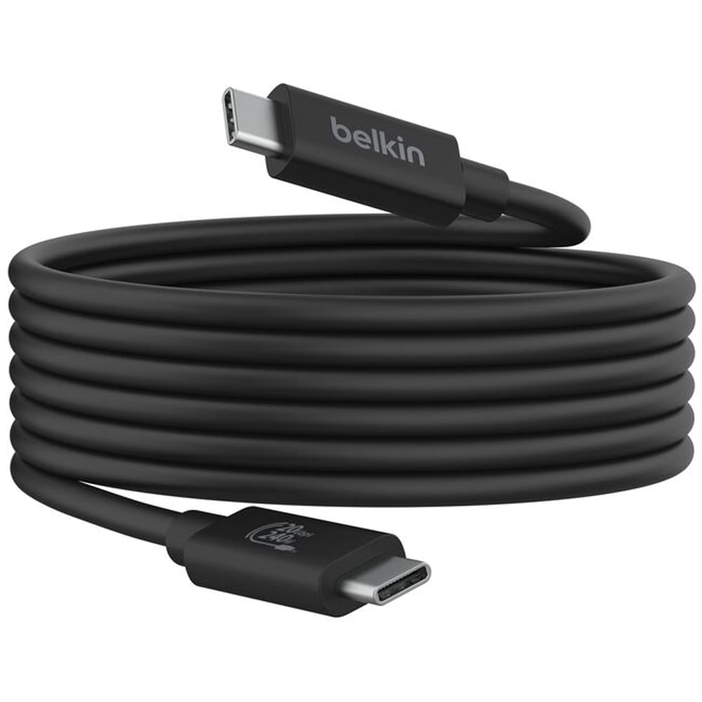 Cablu date BELKIN INZ004bt2MBK, USB-C - USB-C, 2m, negru