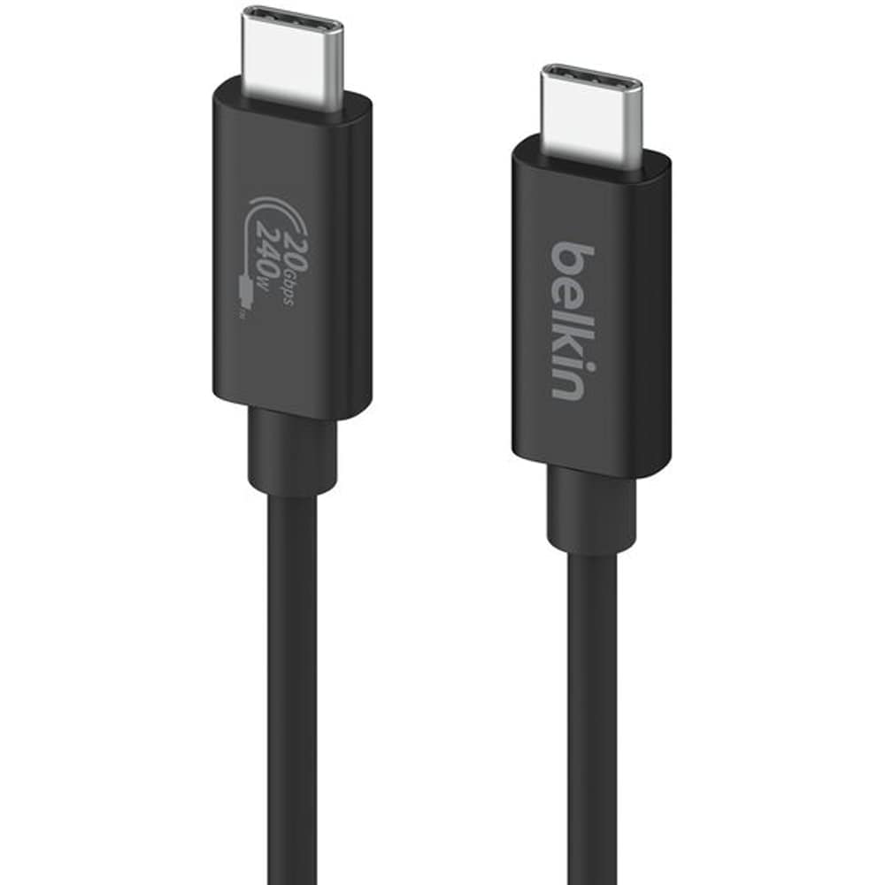 Cablu date BELKIN INZ004bt2MBK, USB-C - USB-C, 2m, negru